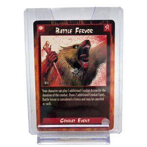 Rage Battle Fervor CCG Promo Combat Event White Wolf 1995